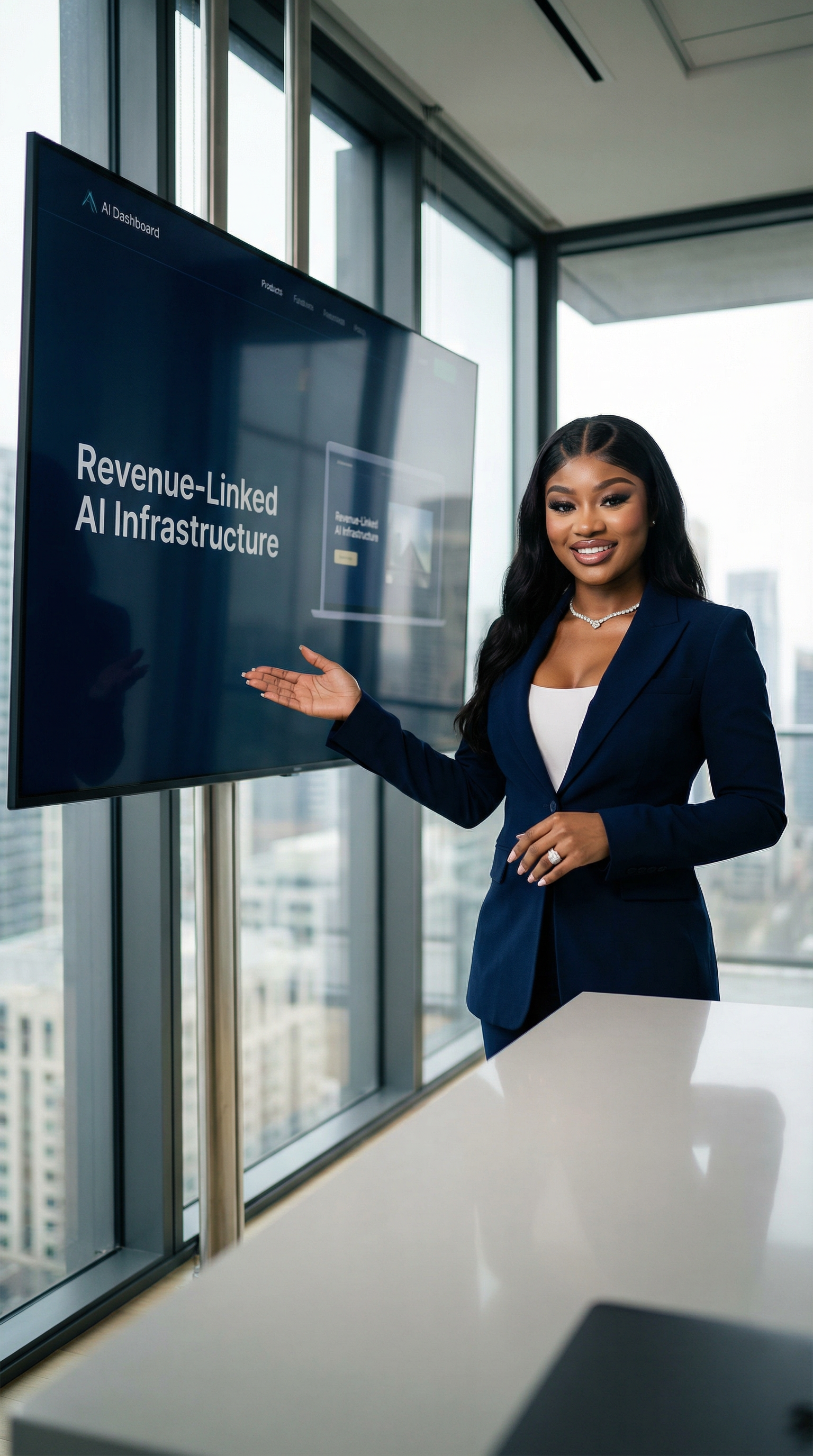 Premium AI infrastructure output example